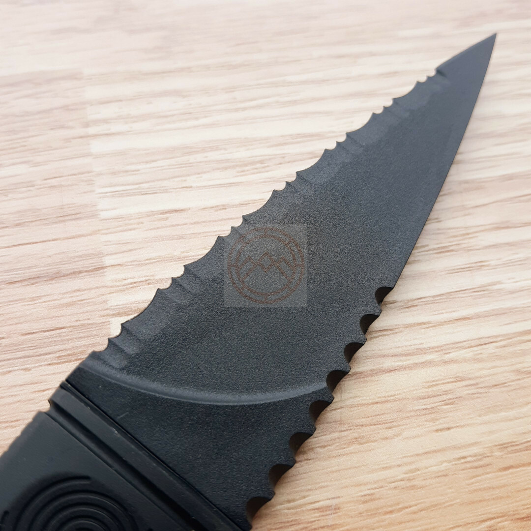 Cold Steel FGX Skean Training Fixed Knife 4″ Black Grivory Blade Rubber Handle
