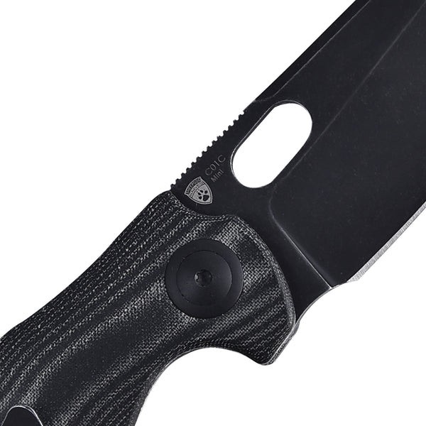Kizer Mini Sheepdog C01C EDC Folding Pocket Knife 154CM Blade Micarta Handle