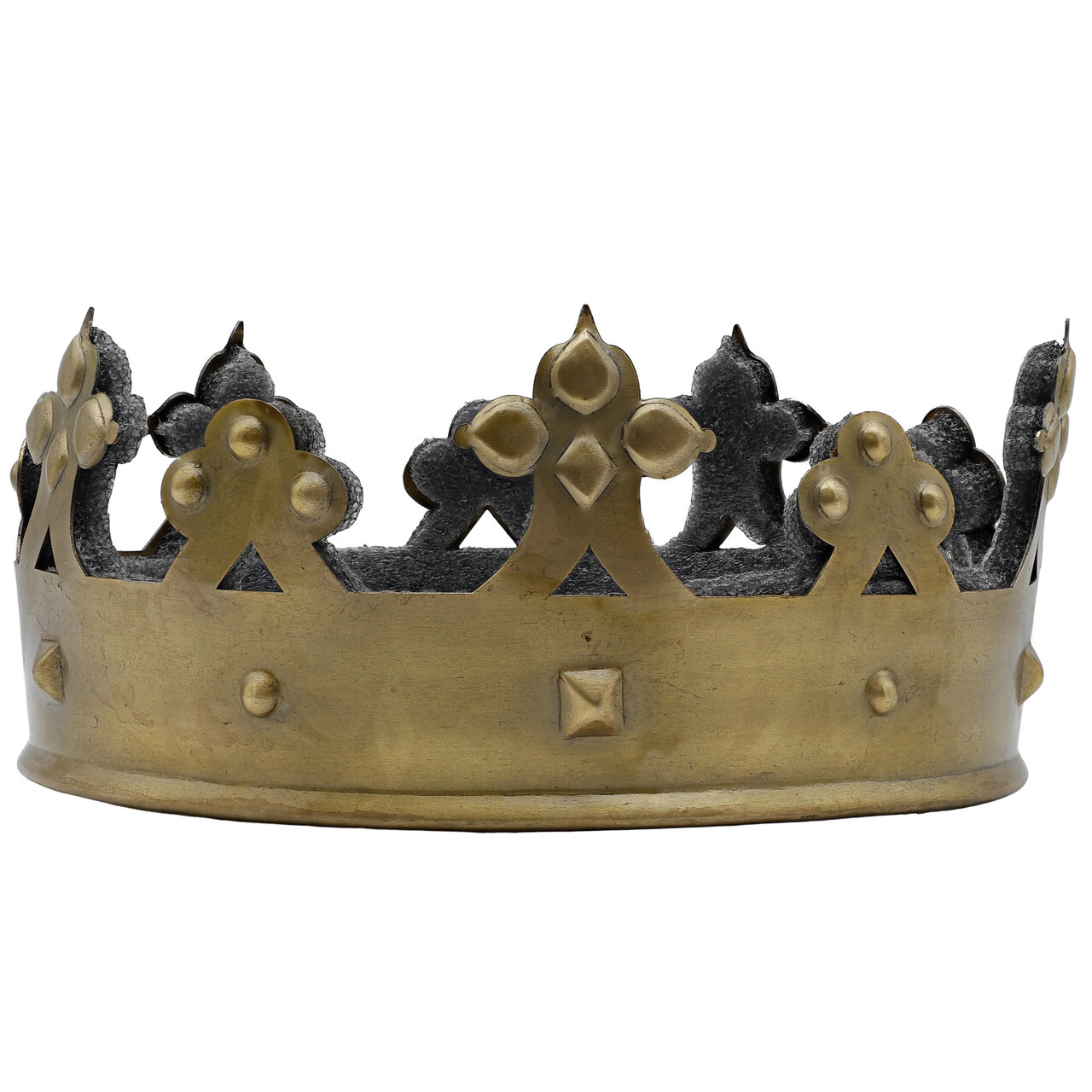 King Crown Brass Plantagenet Crown Brass Gift Item Handmade Medieval Halloween