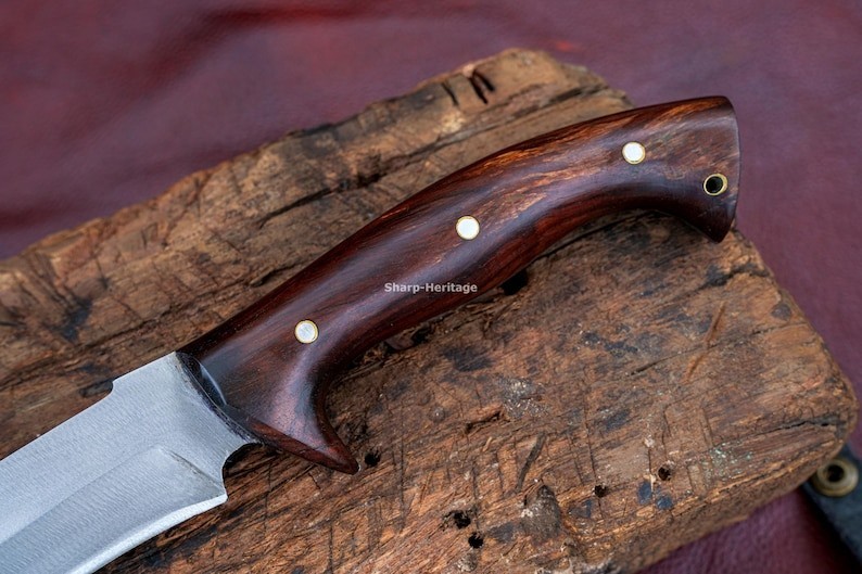 Handmade Greek Kopis Sword with 17 Inch 5160 Steel Blade, Full Tang Rosewood