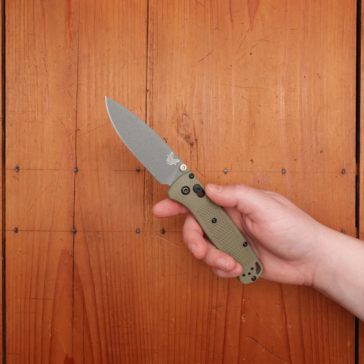 Benchmade 535GRY-1 Bugout Ranger Green Grivory Handle S30V Stainless Steel Knife