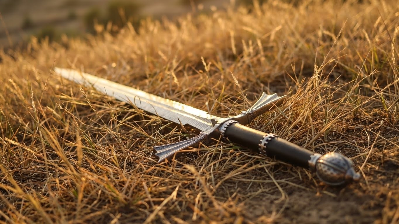 «Dark Sister Fantasy Sword Replica 39″ – Stainless Steel Blade with Scabbard»