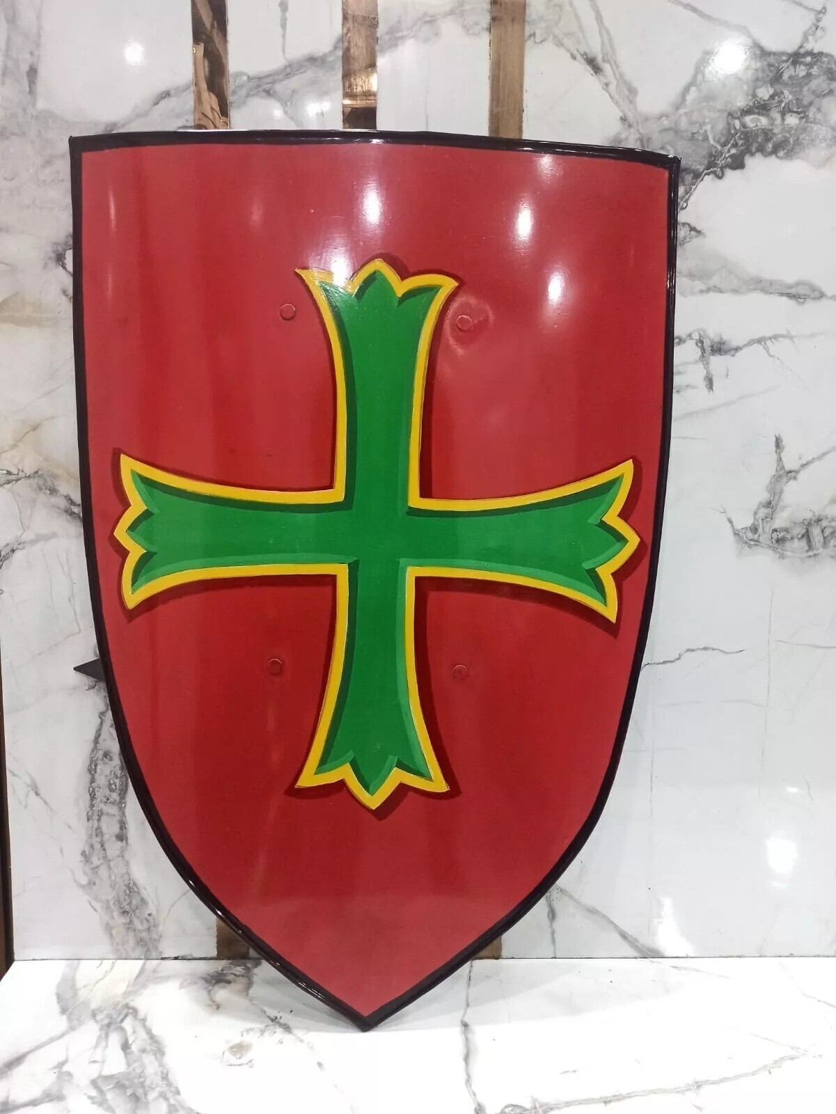 Medieval Knight Cross Battle Armor shield Templar Cosplay Larp shield