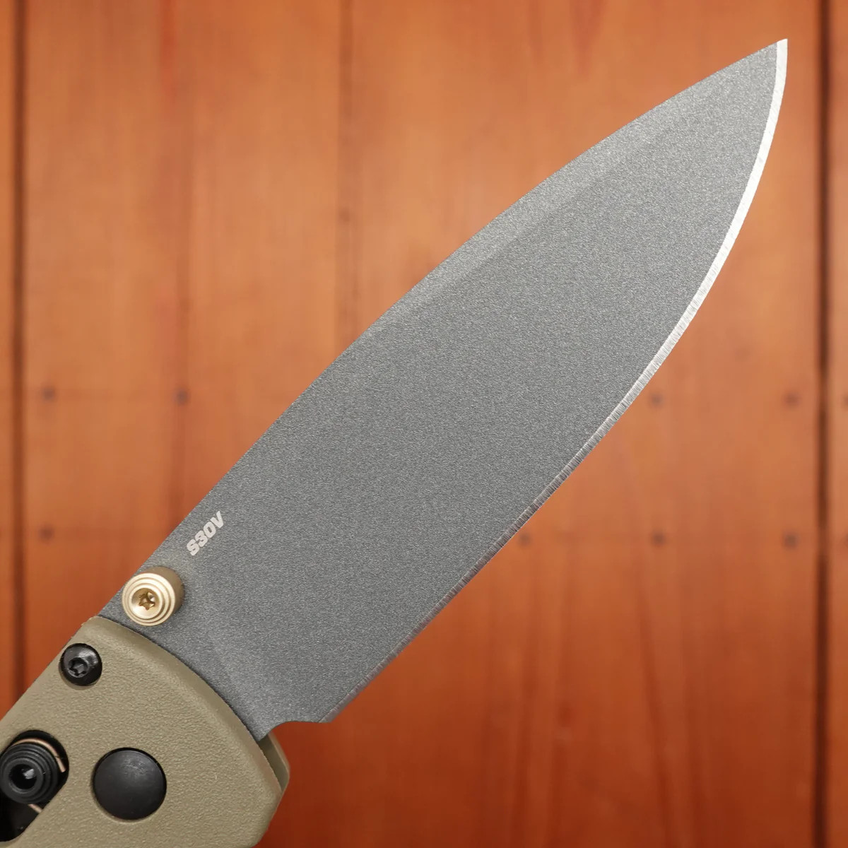 Benchmade 535GRY-1 Bugout Ranger Green Grivory Handle S30V Stainless Steel Knife