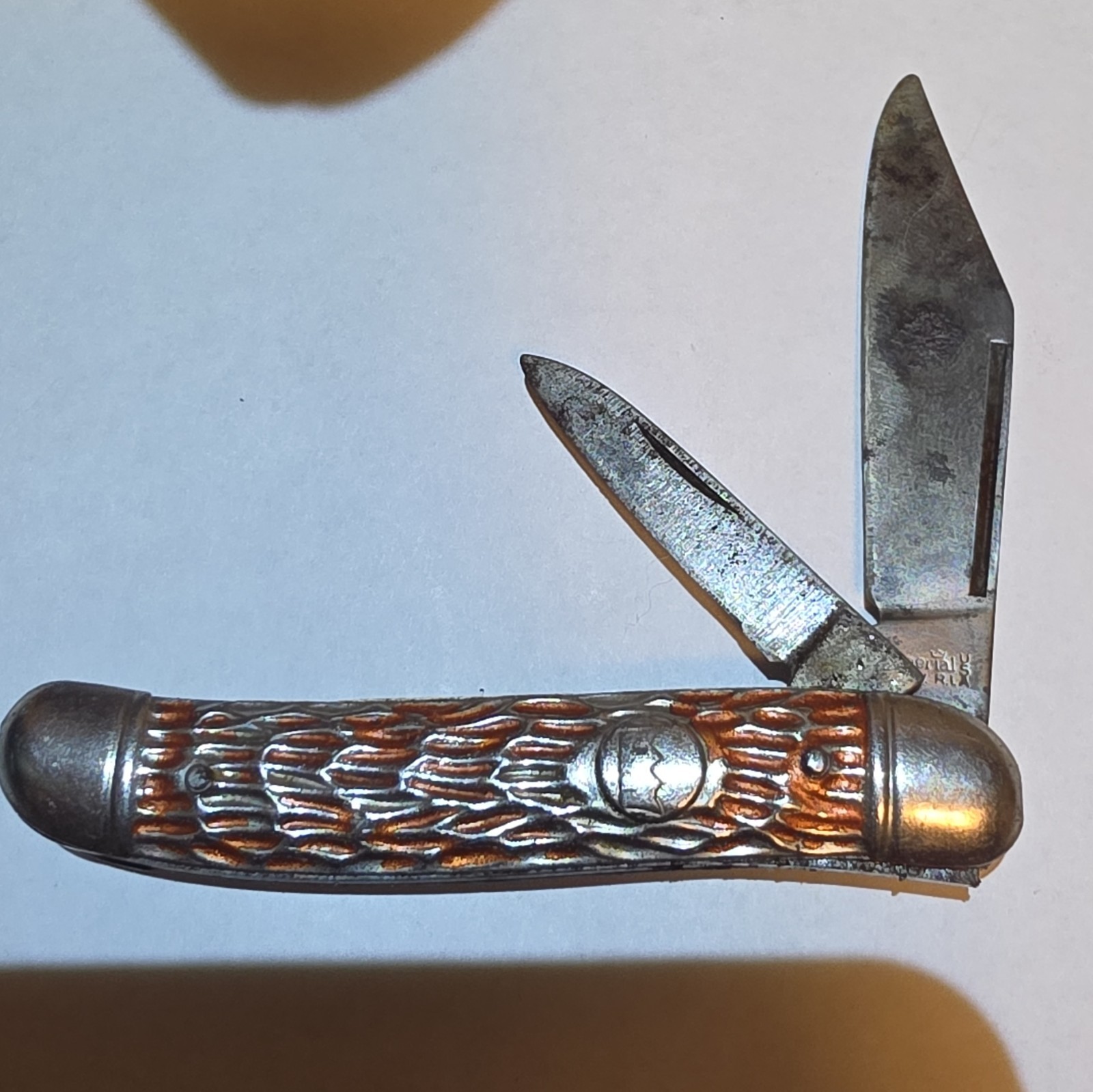 Imperial Barlow 2-Blade Pocketknife Slipjoint Brown Plastic Handle Plain