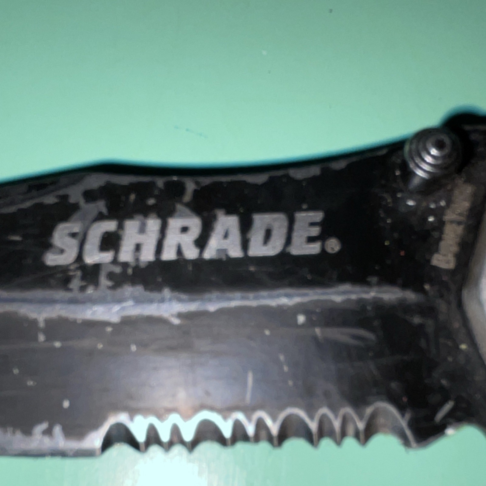 Schrade Folding Pocketknife AUS8 Combo Edge Drop Point Liner Lock Under 2.75in