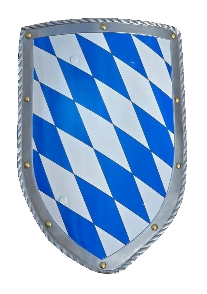 Medieval Templar Knight Bavaria Battle Cosplay Reproduction armour shield