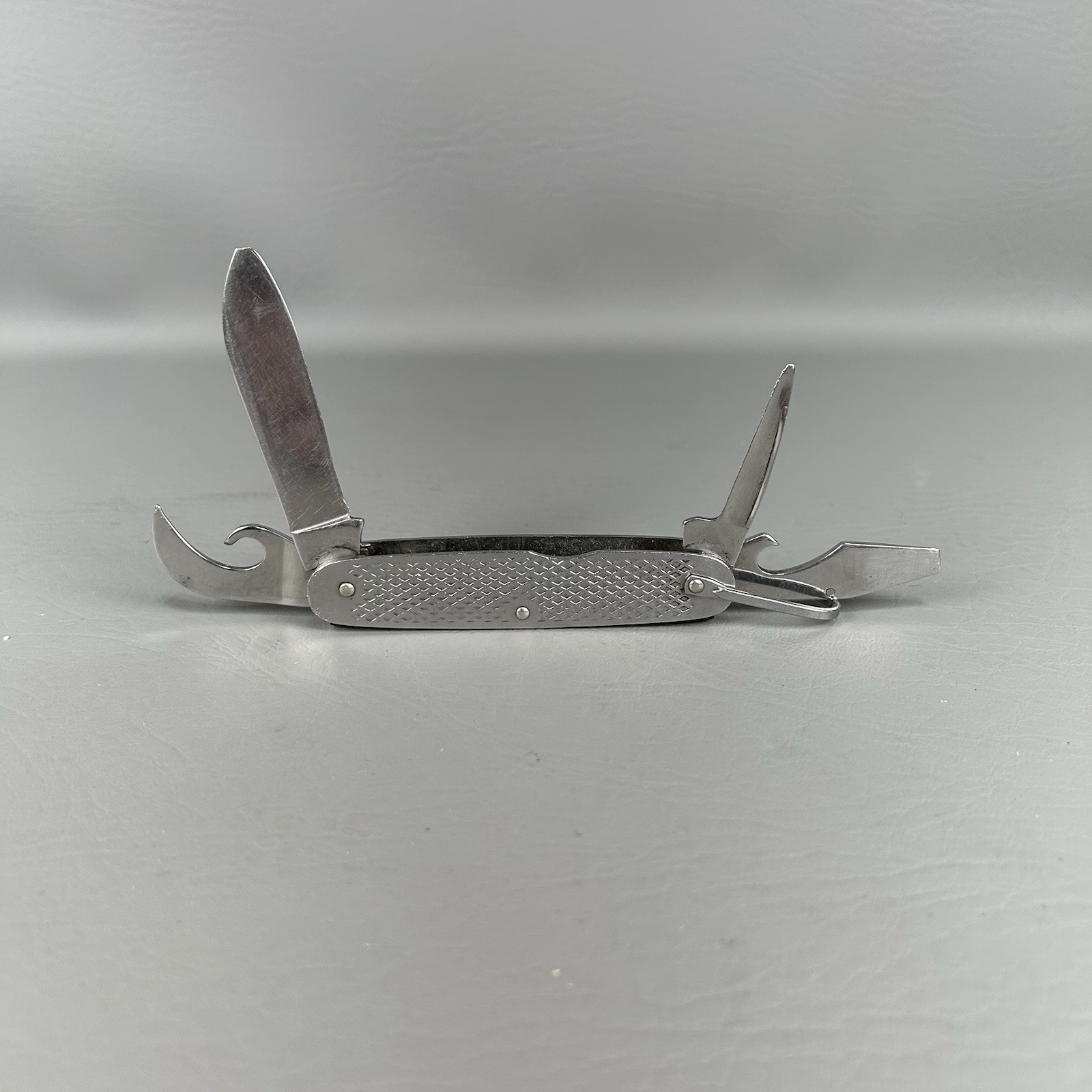 1961 US Imperial Military Pocket Knife Stainless Steel 4-blade Vietnam Era