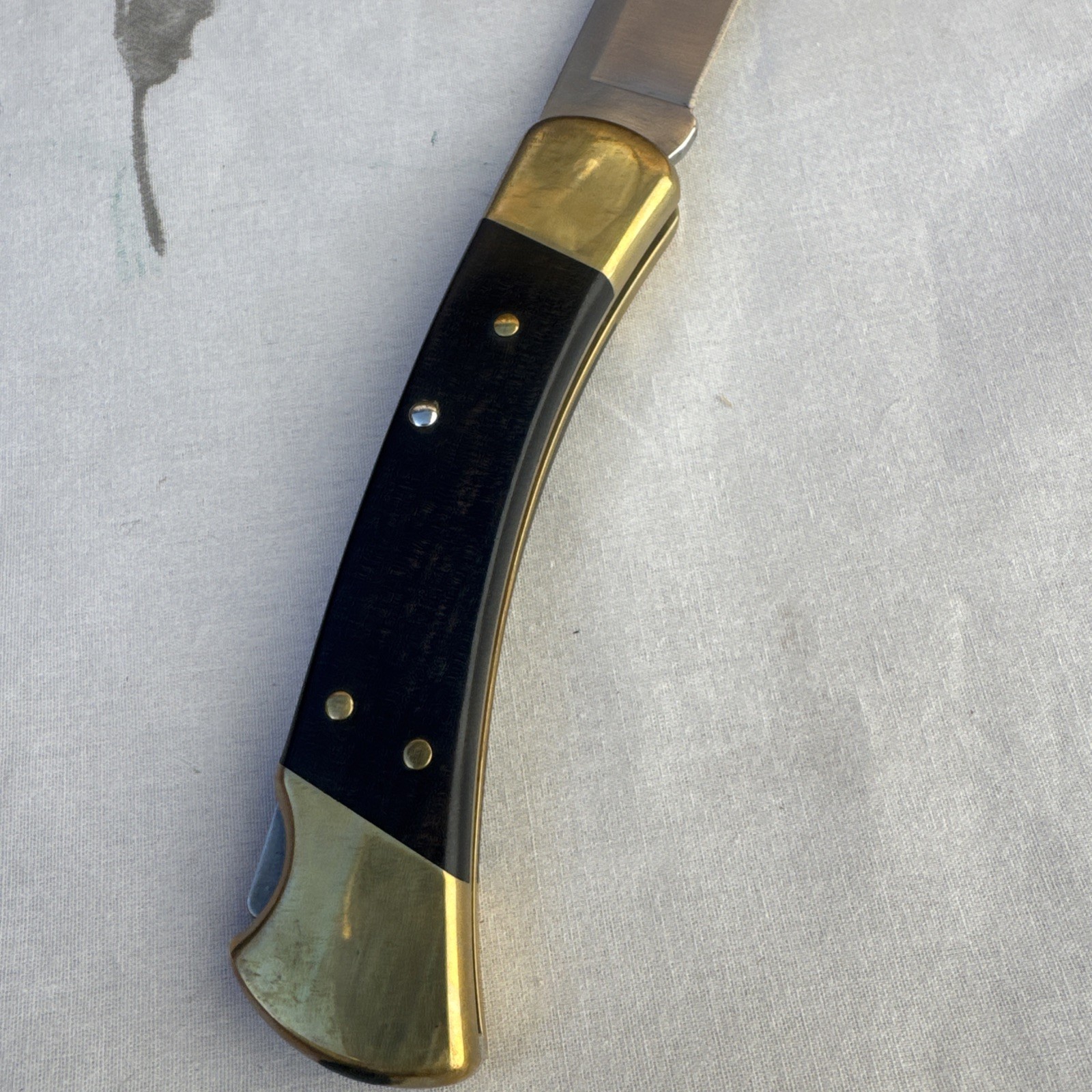 2024 Buck 110 USA Folding Hunting Knife w/ Sheath *Pre-Owned