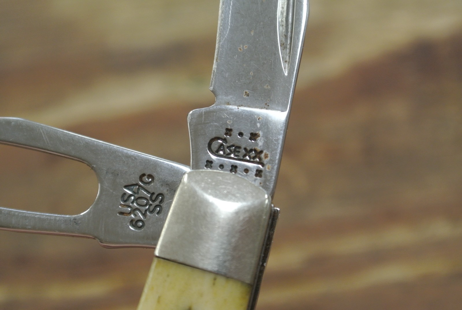 Vintage Case XX 6207G Divot Golf Tool Mini Trapper Folding Pocket Knife