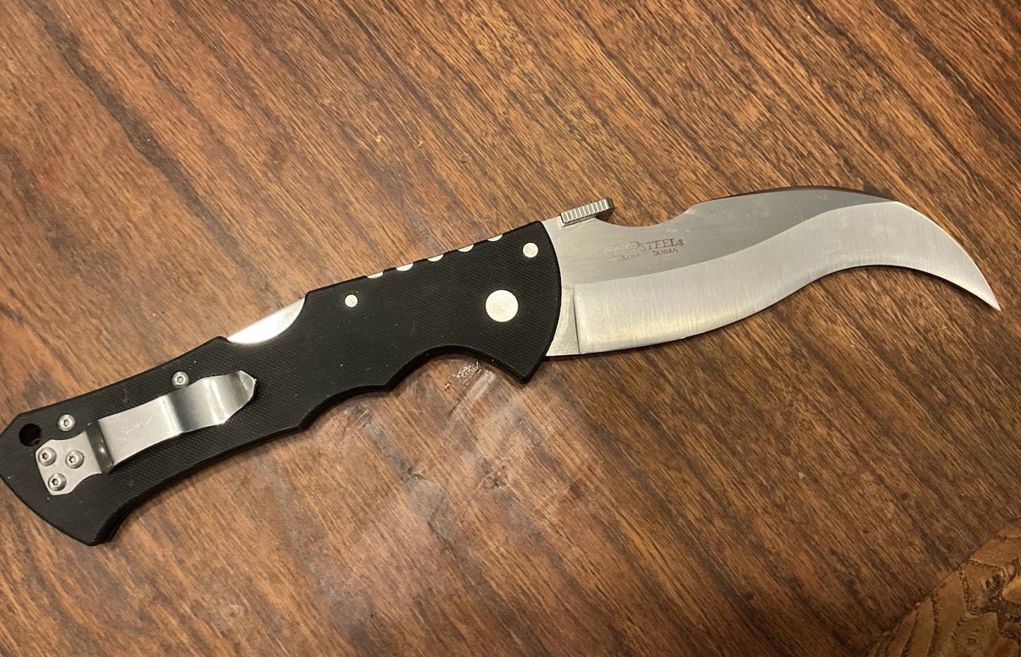 COLD STEEL Black Talon ll 4″ S35VN Razor-Sharp Blade 5.5″ G-10 W/Tri-Ad Lock