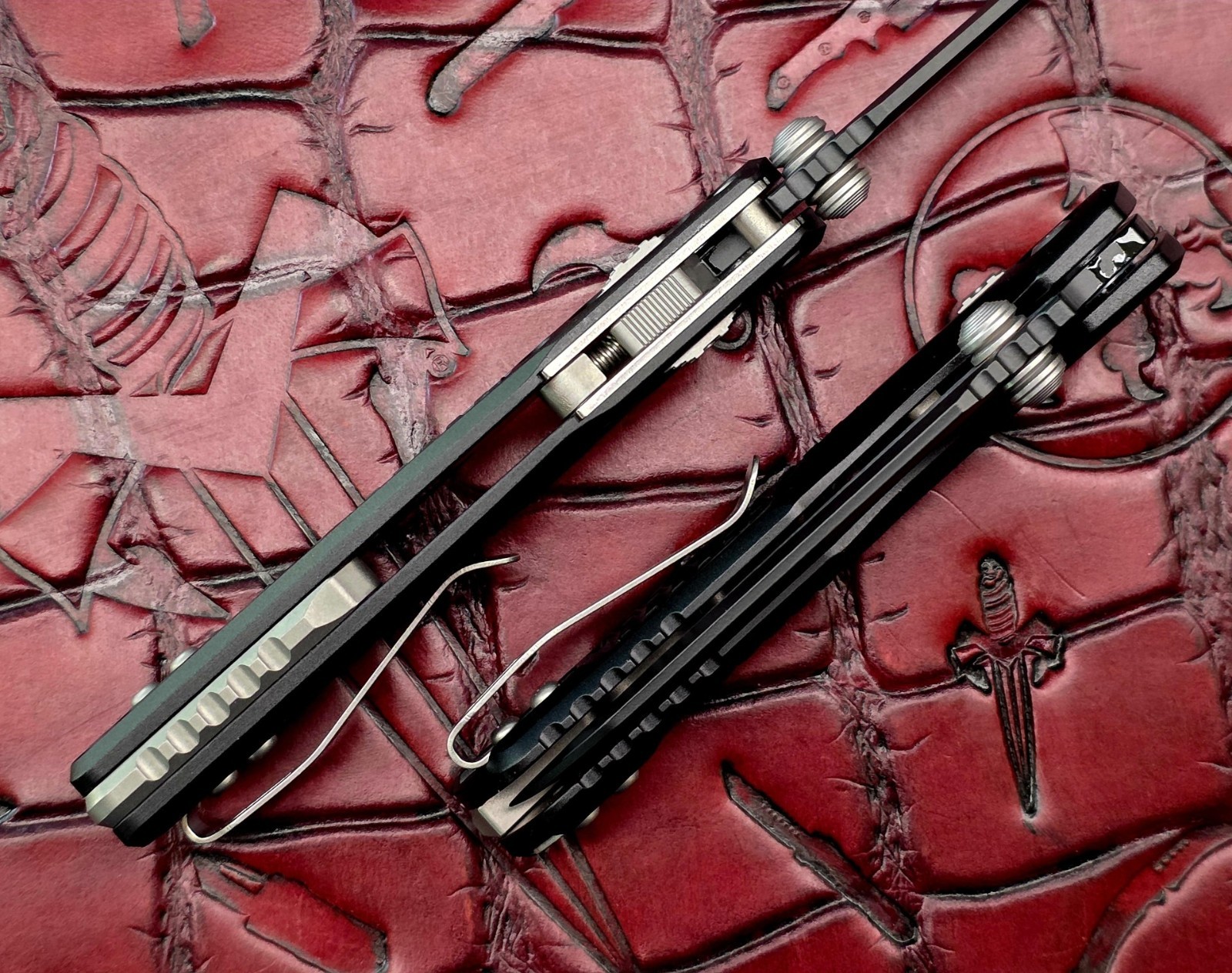 Microtech MSI RAM LOK Mini Manual Black Frag Aluminum Black M390MK 210M-1FR
