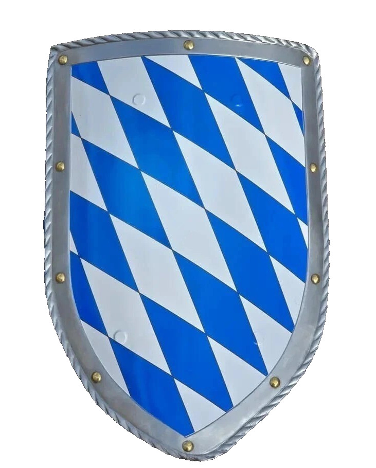 Medieval Templar Knight Bavaria Battle Cosplay Reproduction armour shield