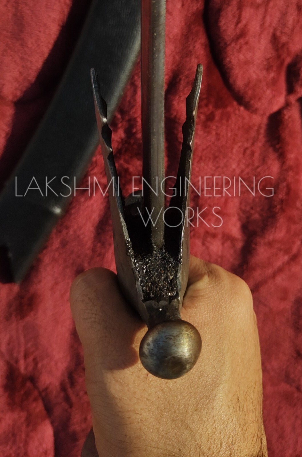 GOLIYA SWORD,Punjabi HandForged GOLIYA SWORD, Sarabloha Kamani Blade, Mild Steel