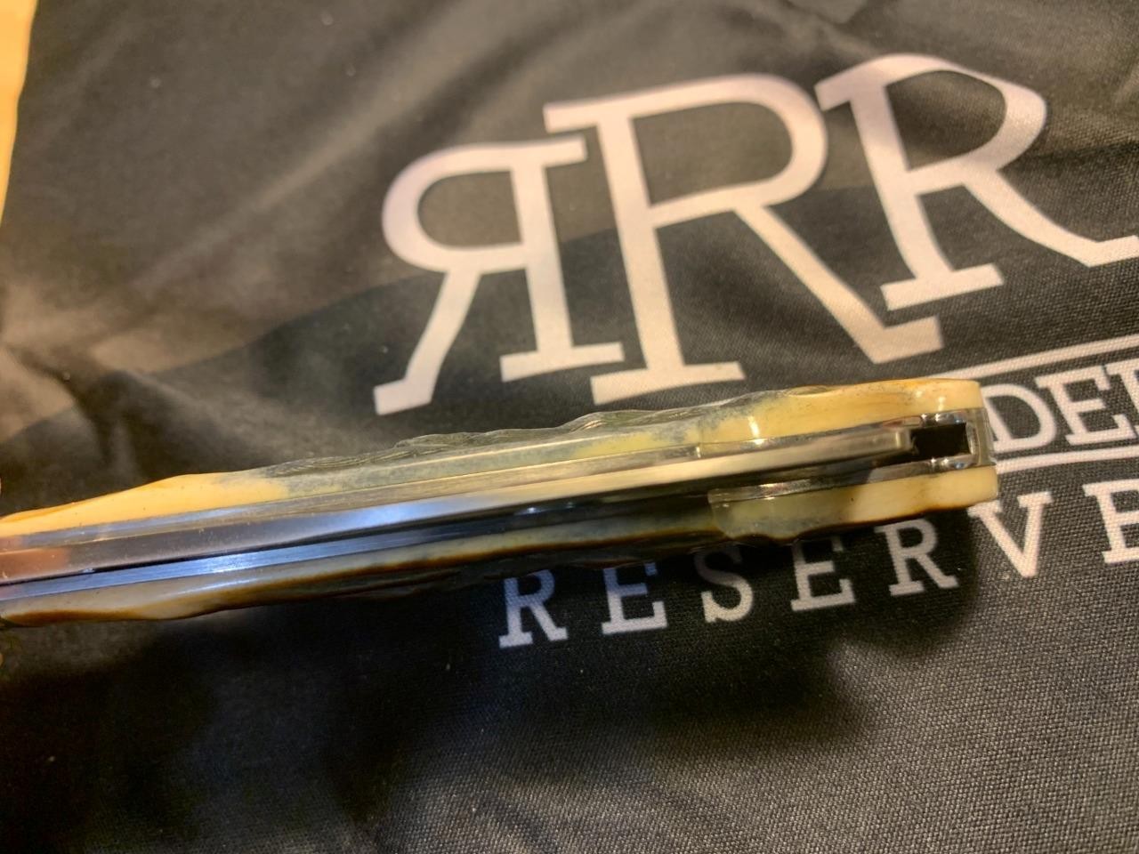 Rough Ryder Reserve Brown Jig Bone One Arm Razor 4″ Pocket Knife RRR001CB