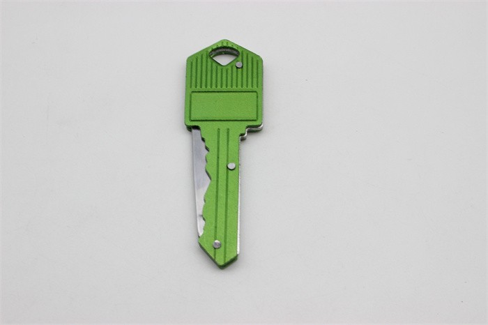 Portable Pocket Knife Key Shape Mini Key Chain Survival