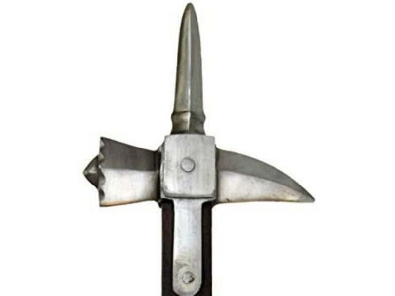 Medieval Warrior Handmade Functional Spiked LUCERNE War Hammer – 20G Steel
