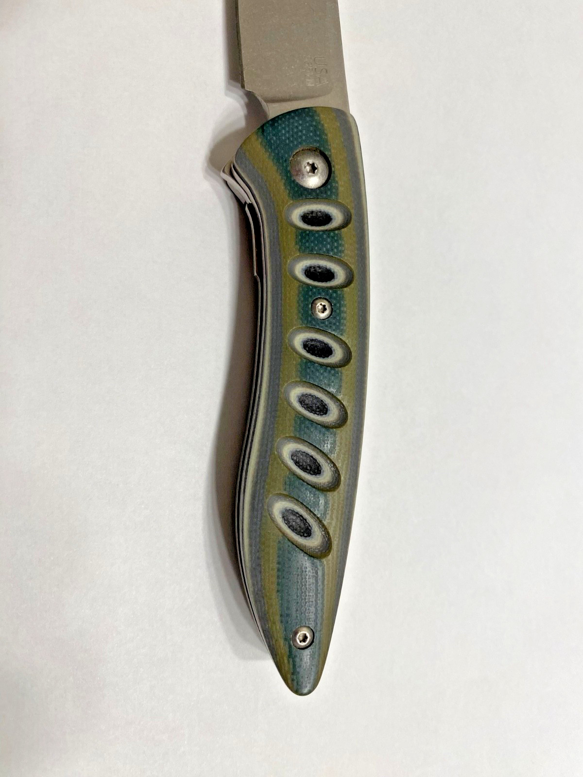 New West KnifeWorks Glory Folder Pocket Knife Lichen