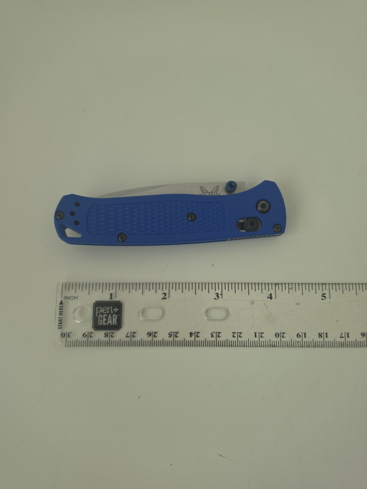 Benchmade 535 BUGOUT BLUE GRIVORY S30V Stainless Steel (58-60HRC) Folding Knife