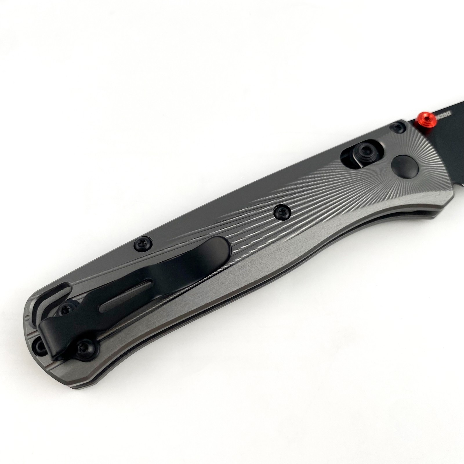 Benchmade 535BK-4 Bugout Knife Gray Aluminum Handle Black M390 Folding Knife