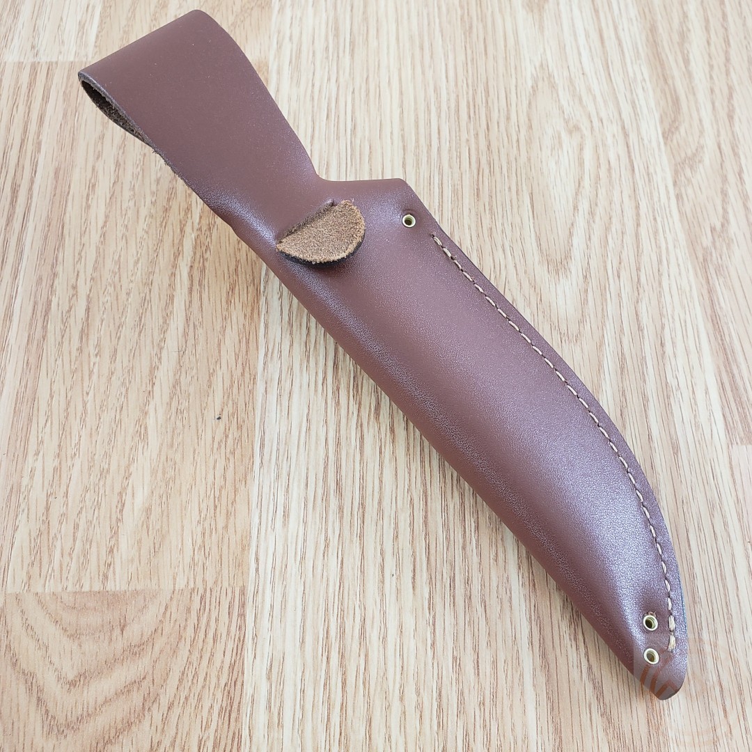 Grohmann Survival Fixed Knife 5.5″ Carbon Steel Full Tang Blade Micarta Handle