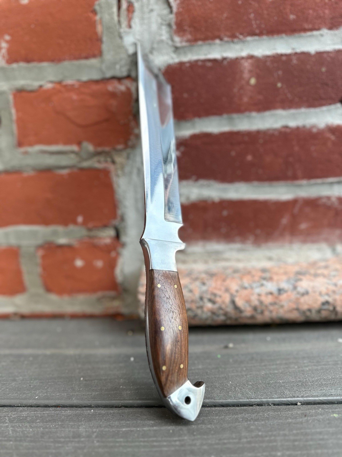 Tanto knife-13”inches Hunting Survival combat-Tactical-forged Fix Blade – Wood
