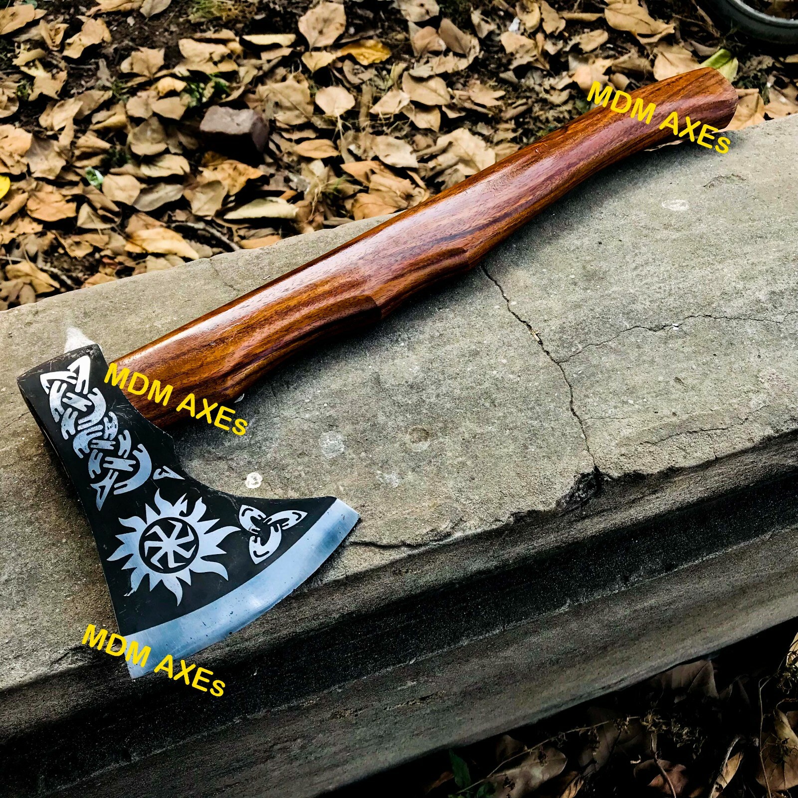 Hatchet Custom Handmade Damascus Steel Tomahawk Axe Throwing Viking Hunting Axe