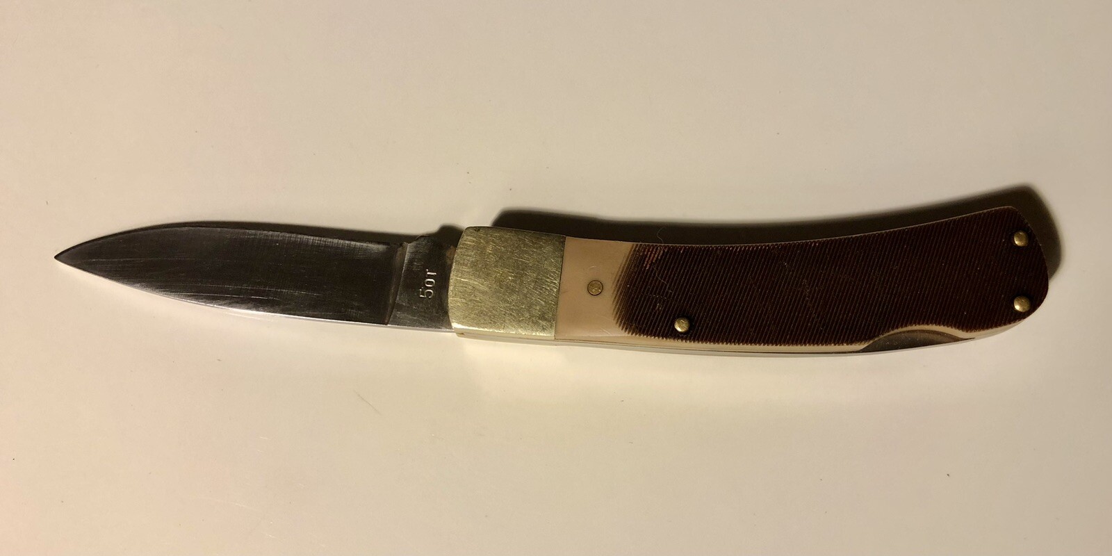 Old Timer 5OT 1122 Bruin 2.75-in Locking Single Blade Folding Pocket Knife