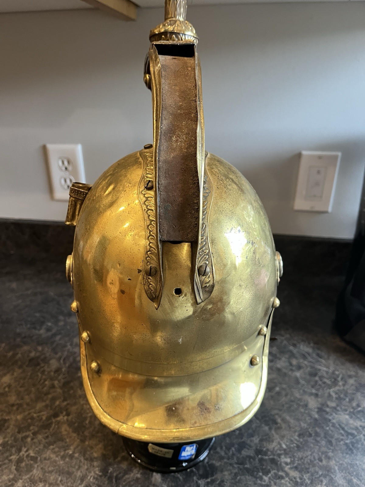 French Cuirassier Helmet Model 1874? Gendarmerie? 1825 Transformed Fire Brigade?