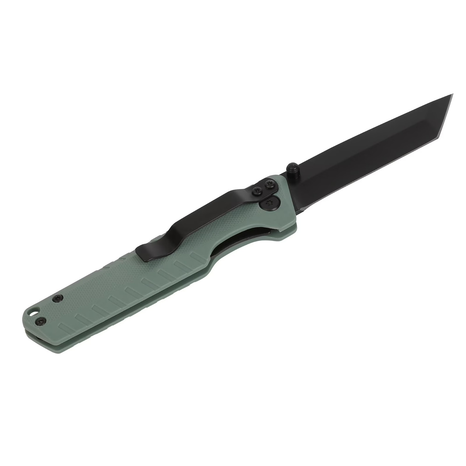 Ozark Trail Shadow 7.5 in Tanto Folding Knife, 3.25 in Stainless Steel