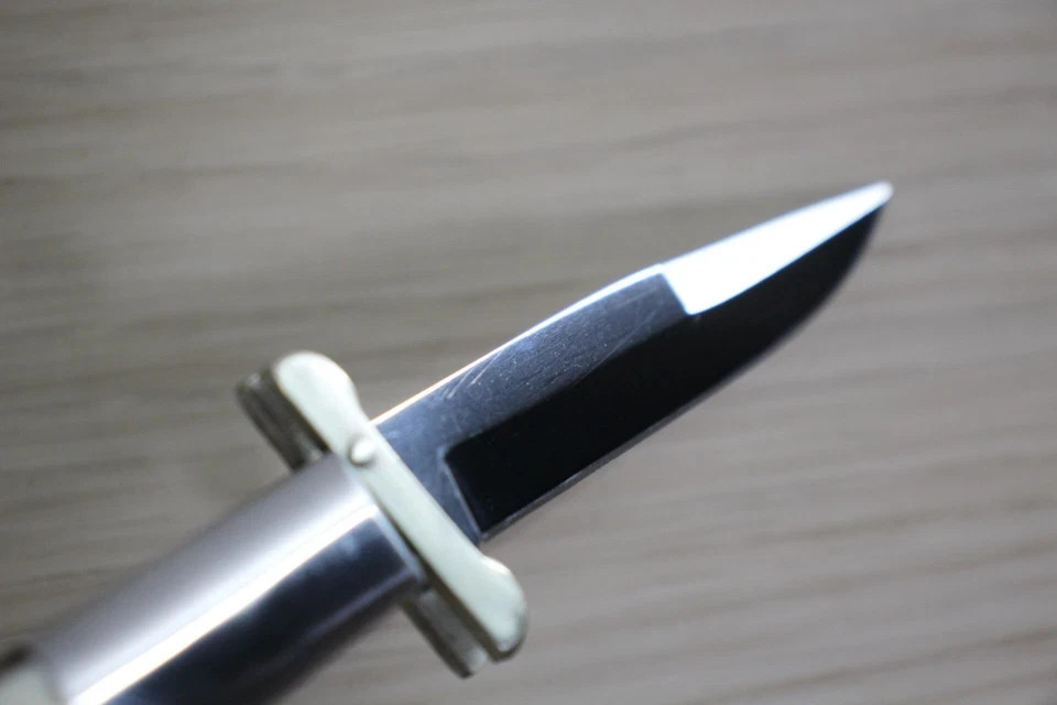Handmade 8″ Folding Pocket Knife | Stag Antler Handle | Sharp Stainless Steel Bl