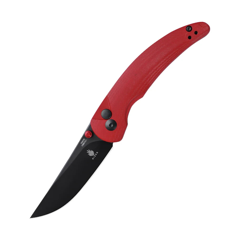 Kizer Chili Pepper EDC Pocker Knife Red G10 Handle 154CM Steel V3601C1 NEW