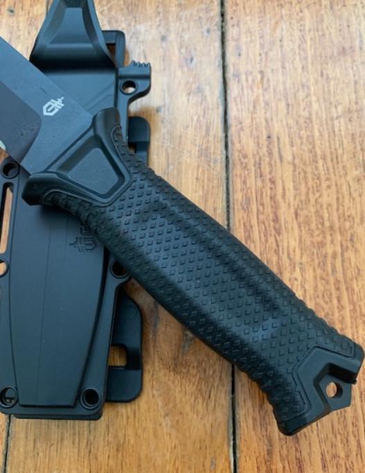 Gerber StrongArm Fixed Blade Knife Full Tang Black Tactical Outdoor Survival NEW