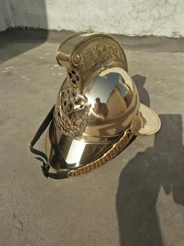 Napoleonic French Cavalry Helmet, Brass Helmet