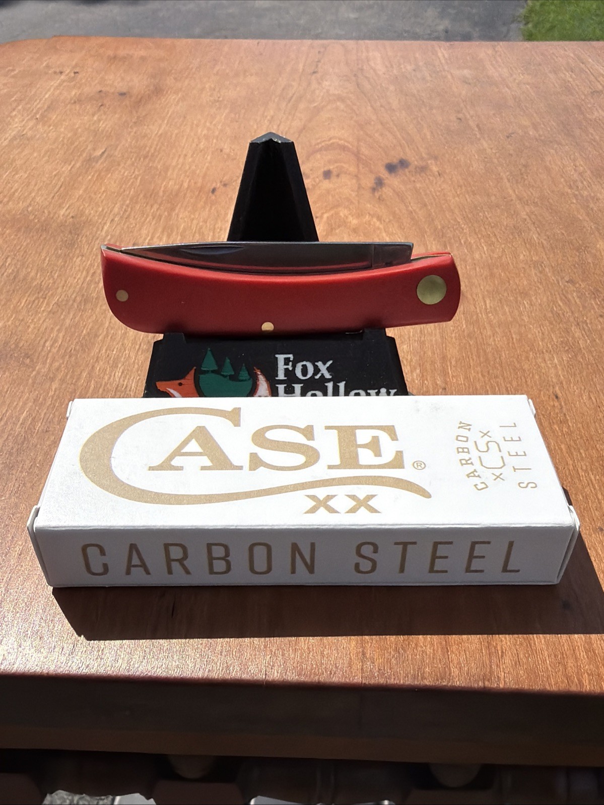 Case XX 2026 American Workman 4137 Carbon Steel Red Sod Buster Jr. Knife