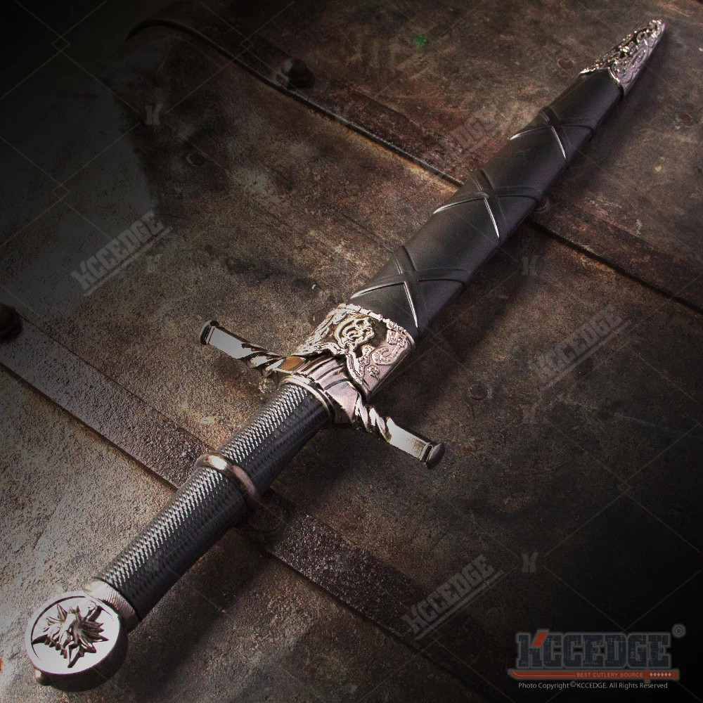 16″ Witcher 3 Stainless Steel Blade Dagger Medieval Fixed Blade Knife