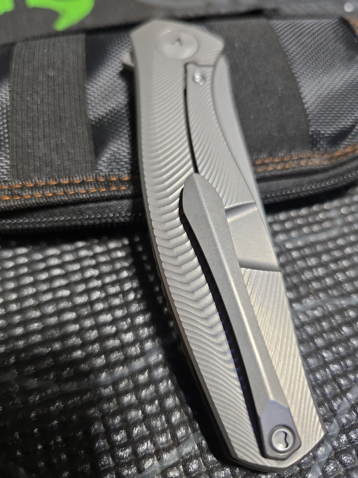 Titanium Folding Knife Bio VG10 Blade