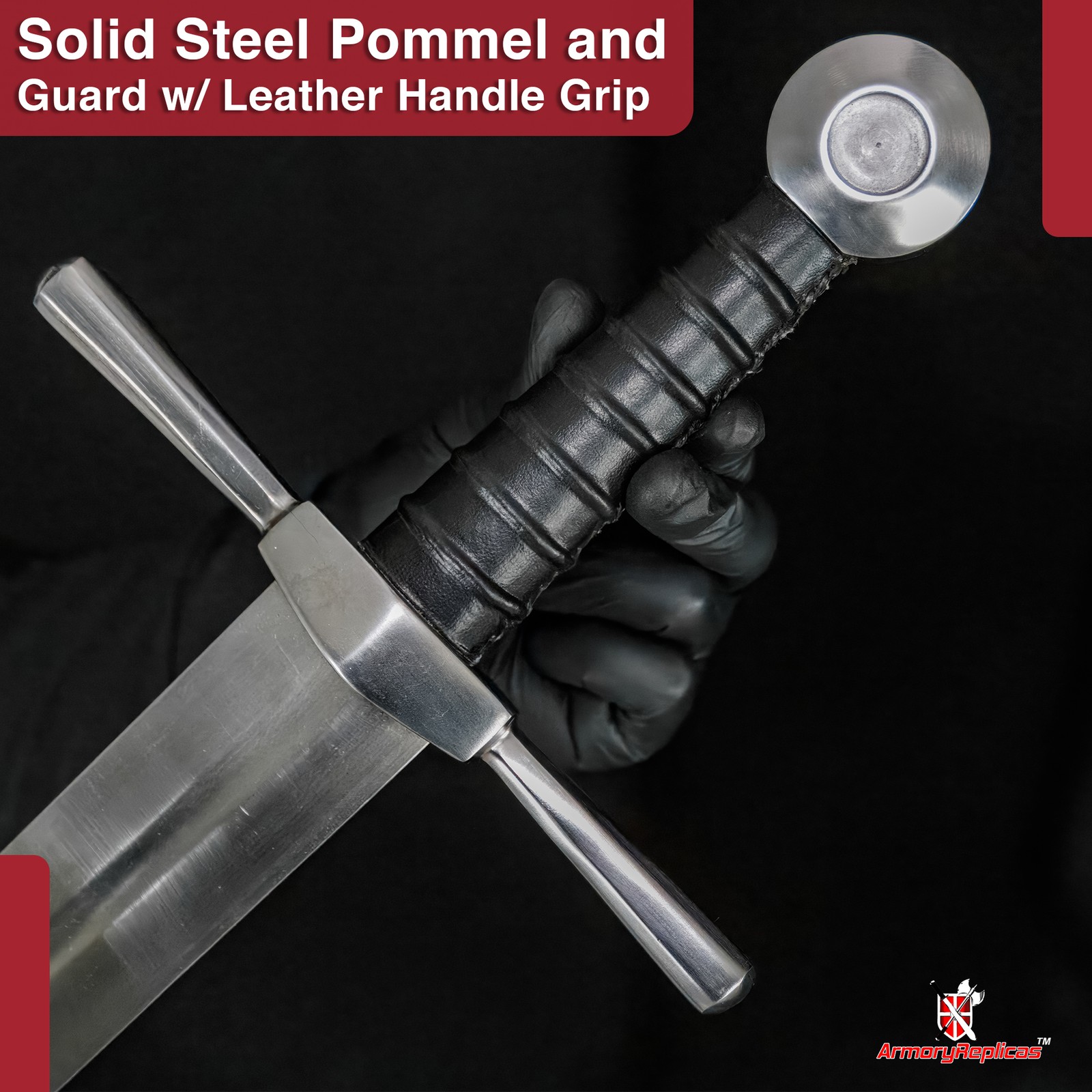 Hand Forged Arming Sword 36.75″ Full Tang EN45 Carbon Steel Reenactment Scabbard