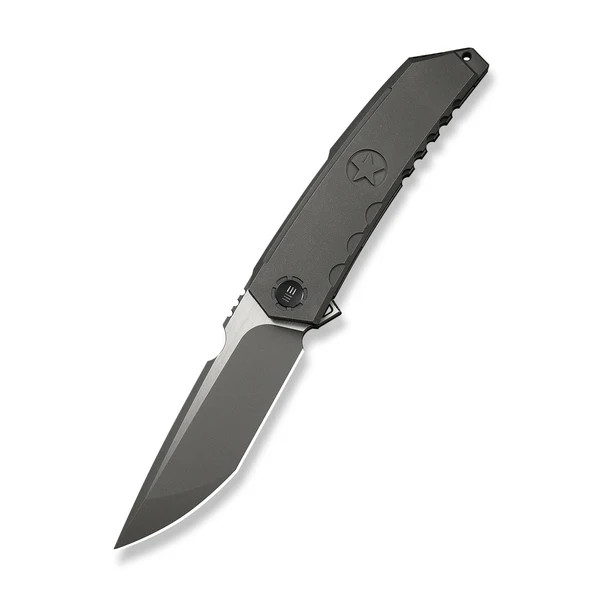 WE Knife Capstan 1/200 24047-2 Gray 6AL4V Titanium M390 Stainless Steel Knives