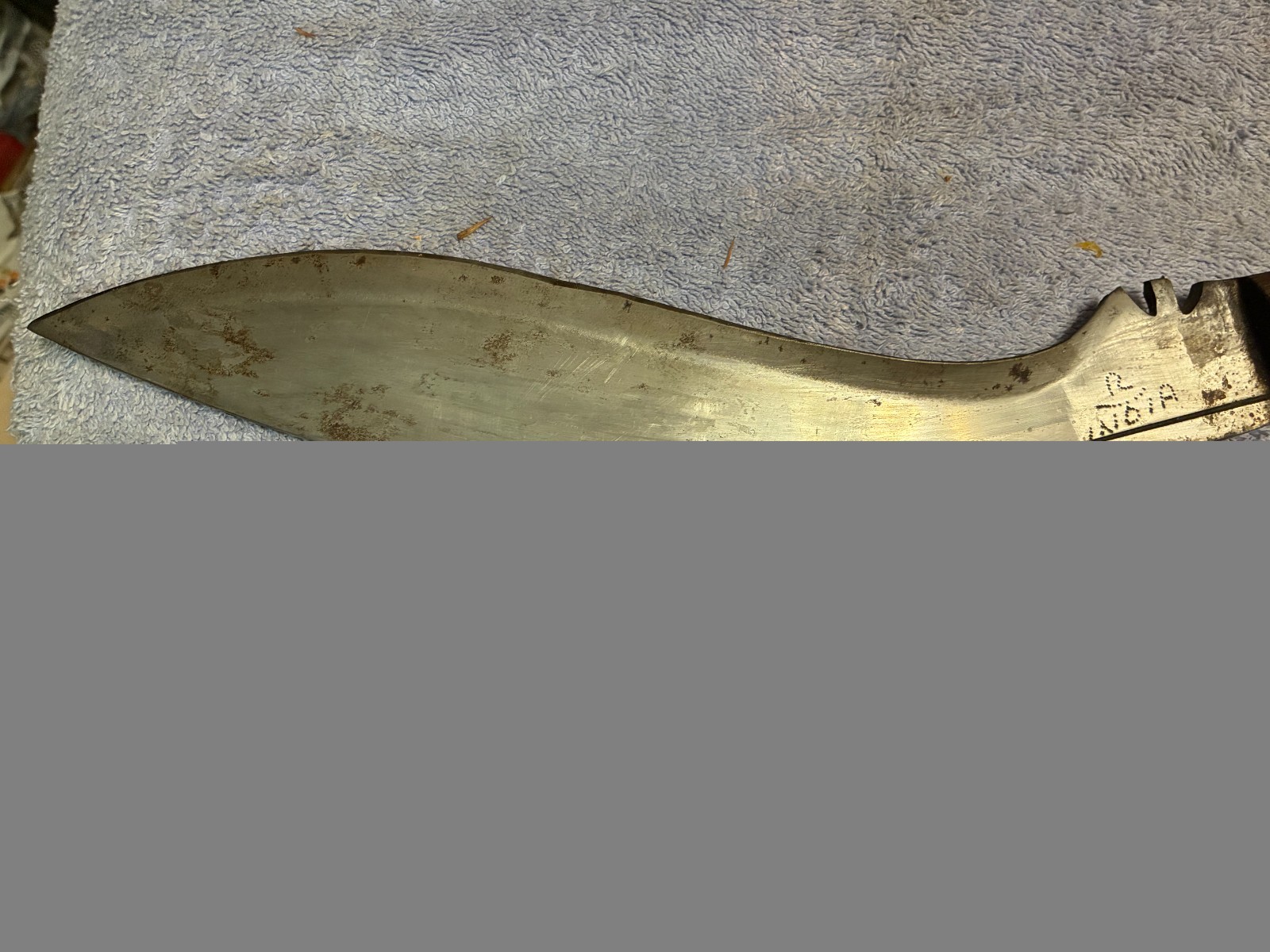 Vintage India GURKHA KUKRI Fighting Knife 12″ Blade And Original Sheath