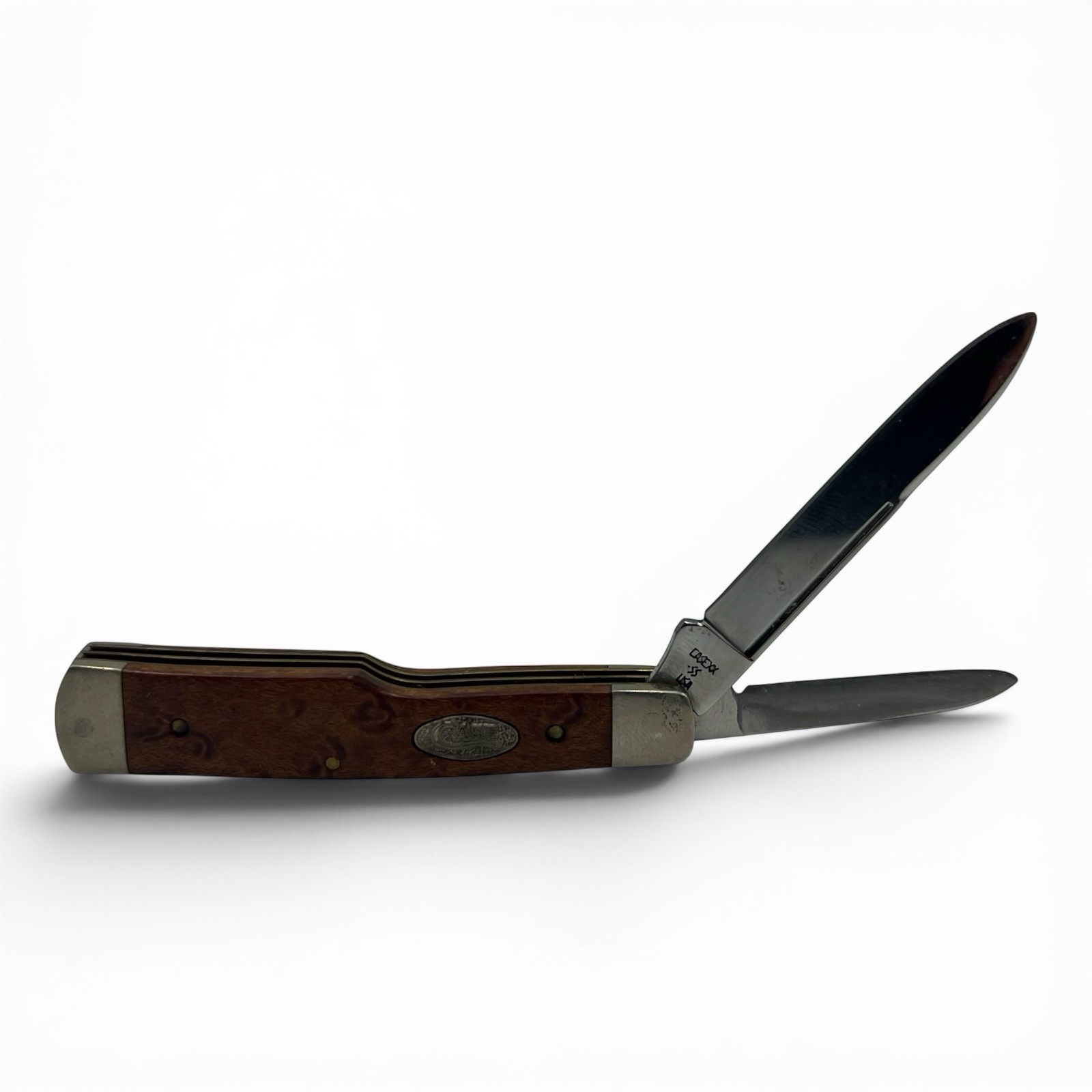 Vintage 1989 Case XX 7215 SS 2 Blade Folding Pocket Knife USA