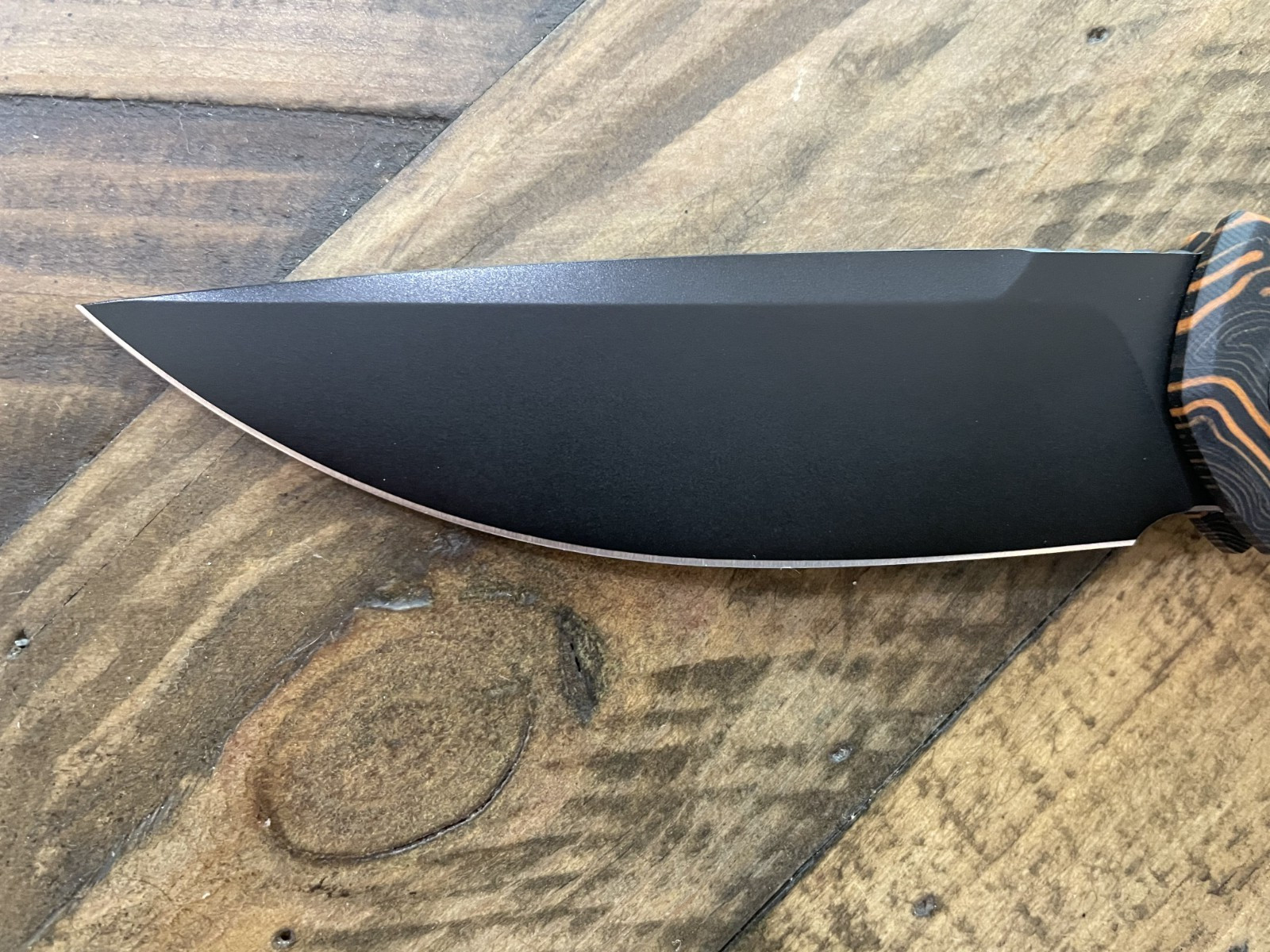 ECHO BY CKF Splinter Linerlock Orange & Black G10 Folding CPM-S35VN Knife 08OR