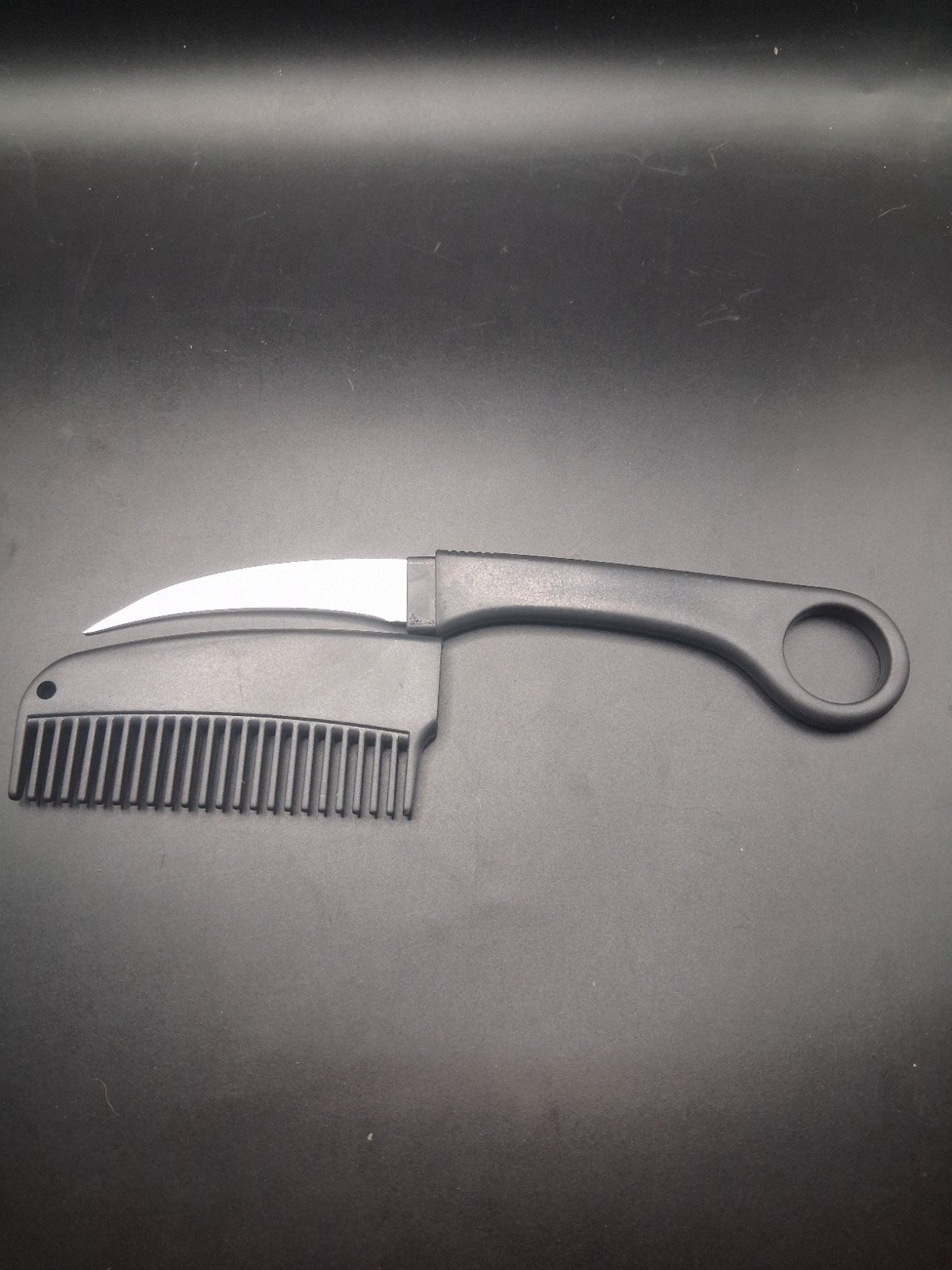 Karambit Comb Handle Knife Sheath Included Stainless Steel Blade Black