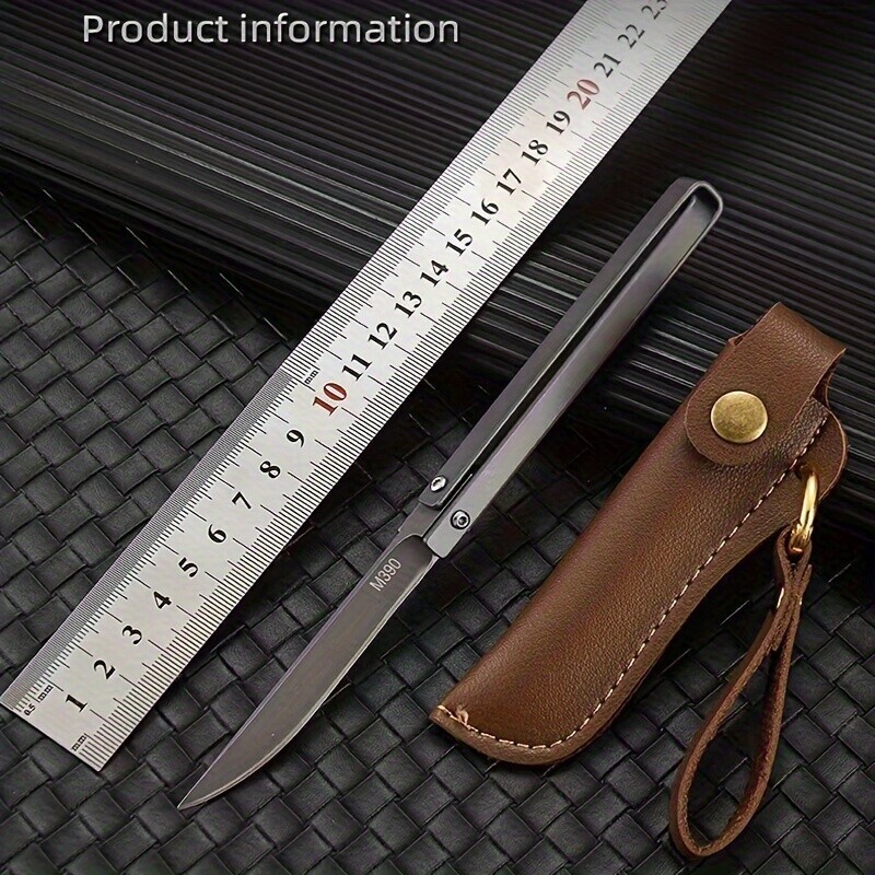 7.5 Inch M390 Blade Mini Knife Stainless Steel Outdoor Camping Folding Tools USA