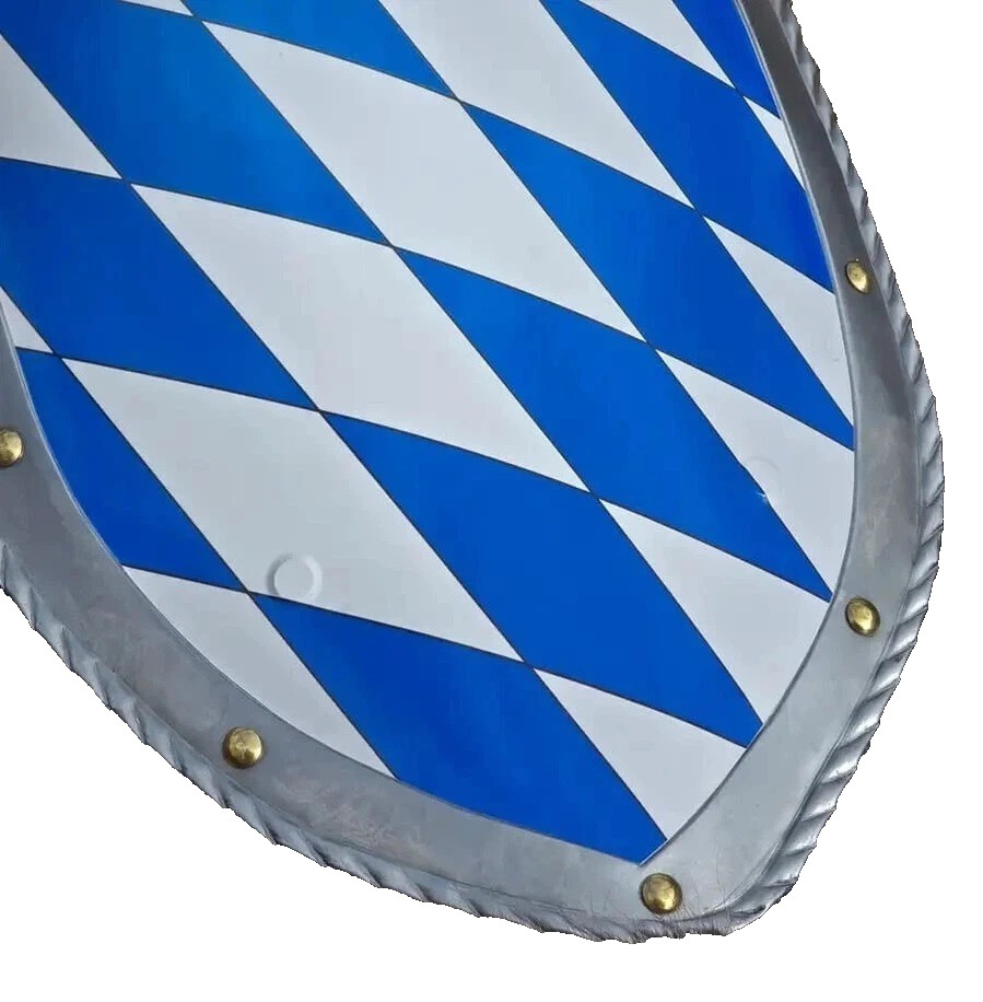 Medieval Templar Knight Bavaria Battle Cosplay Reproduction armour shield