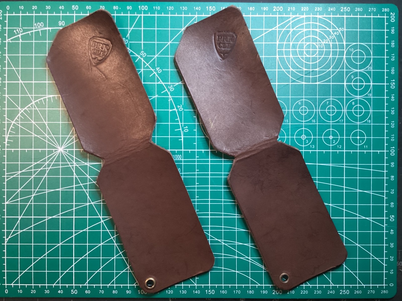 PRK Hand-Stitched Leather Knife Slip – EDC Pocket Protector – 3 Sizes Available