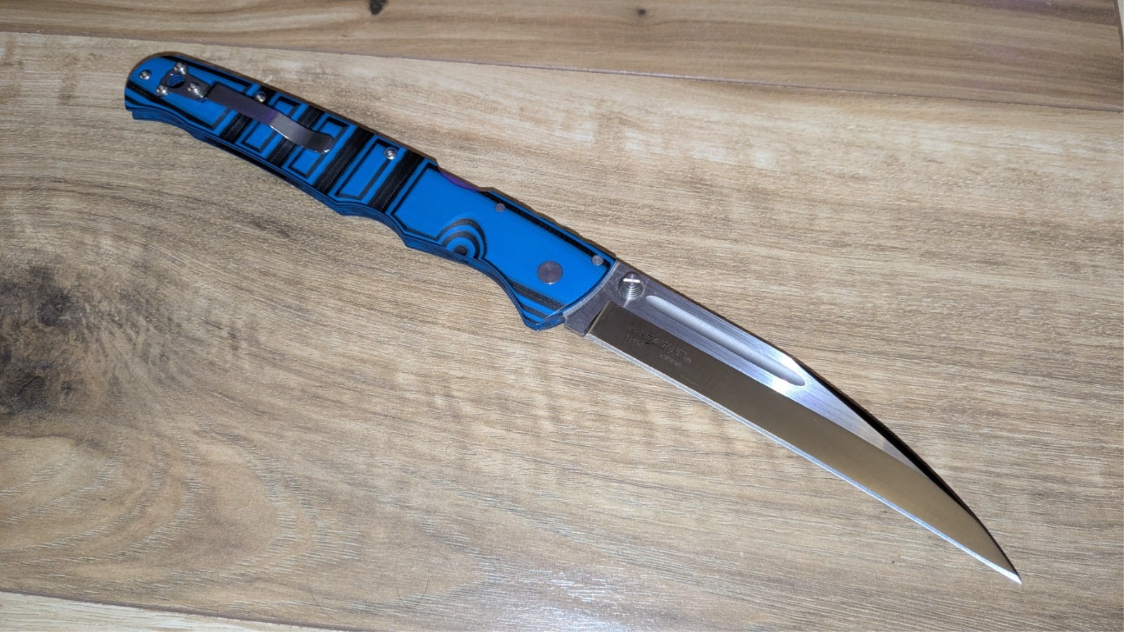 Cold Steel Frenzy II 2 62P2A CPM-S35VN Blue Black G10 Tri-Ad Lock Folding Knife