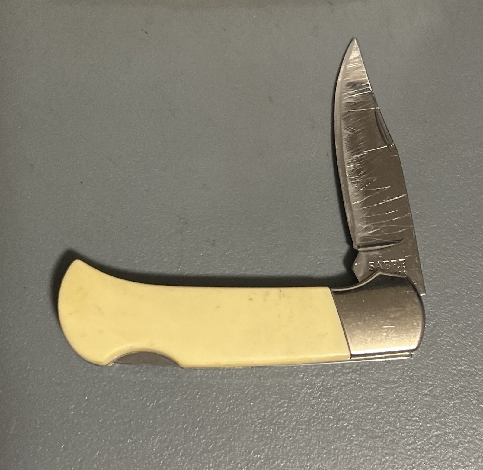 USED Sabre lock back pocket knife CHINA