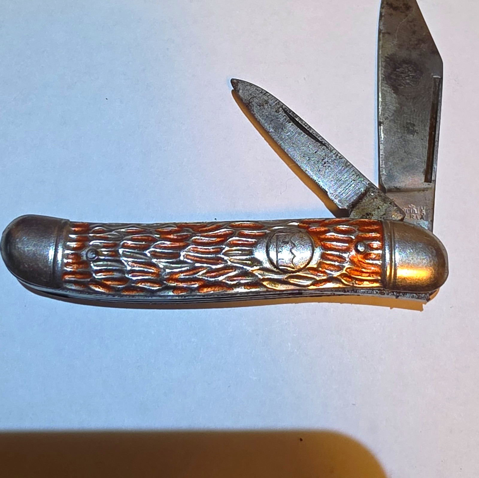 Imperial Barlow 2-Blade Pocketknife Slipjoint Brown Plastic Handle Plain