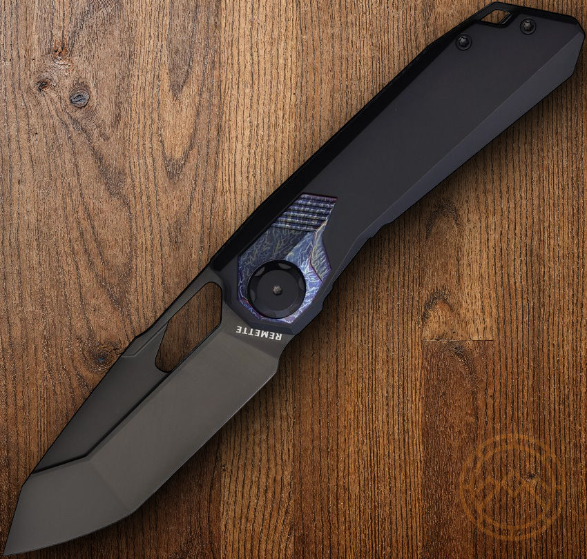 REMETTE Peregrine Folding Knife 3.13″ Bohler M390 Steel Blade Titanium Handle
